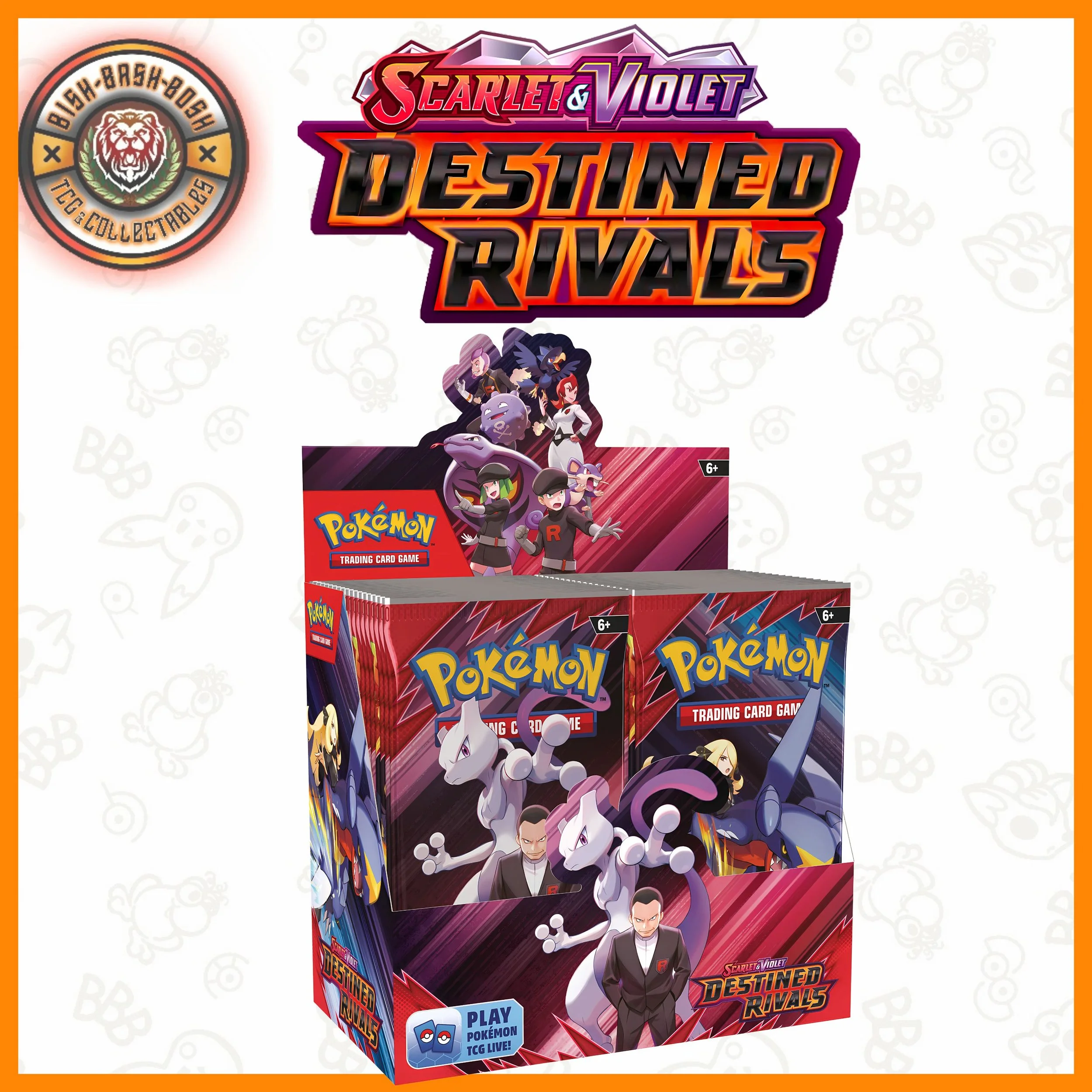 Pokemon Destined Rivals Booster Box — BiShBaShBoSh TCG